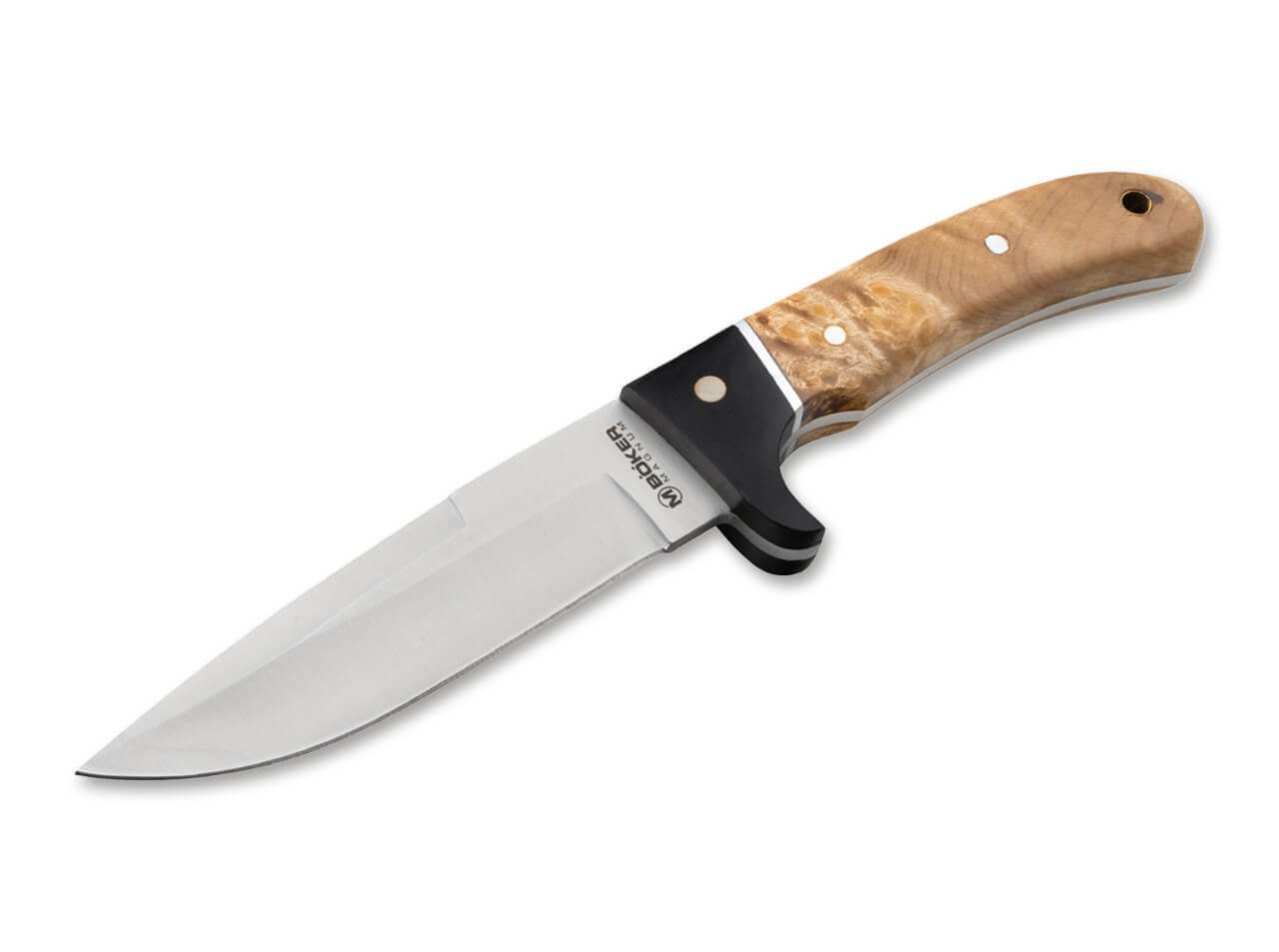Böker Magnum Elk Hunter jagtdolk med træskæfte og læderskede