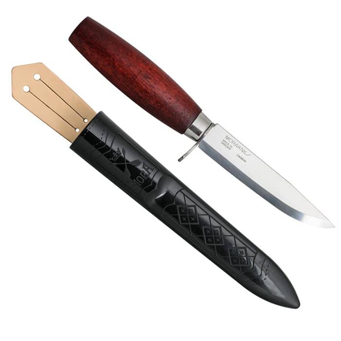 Morakniv Classic No 2F med rødmalet birkeskæfte