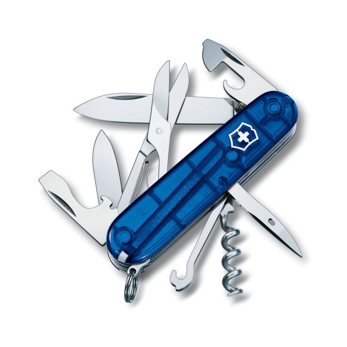 Victorinox Climber i gennemsigtig blå