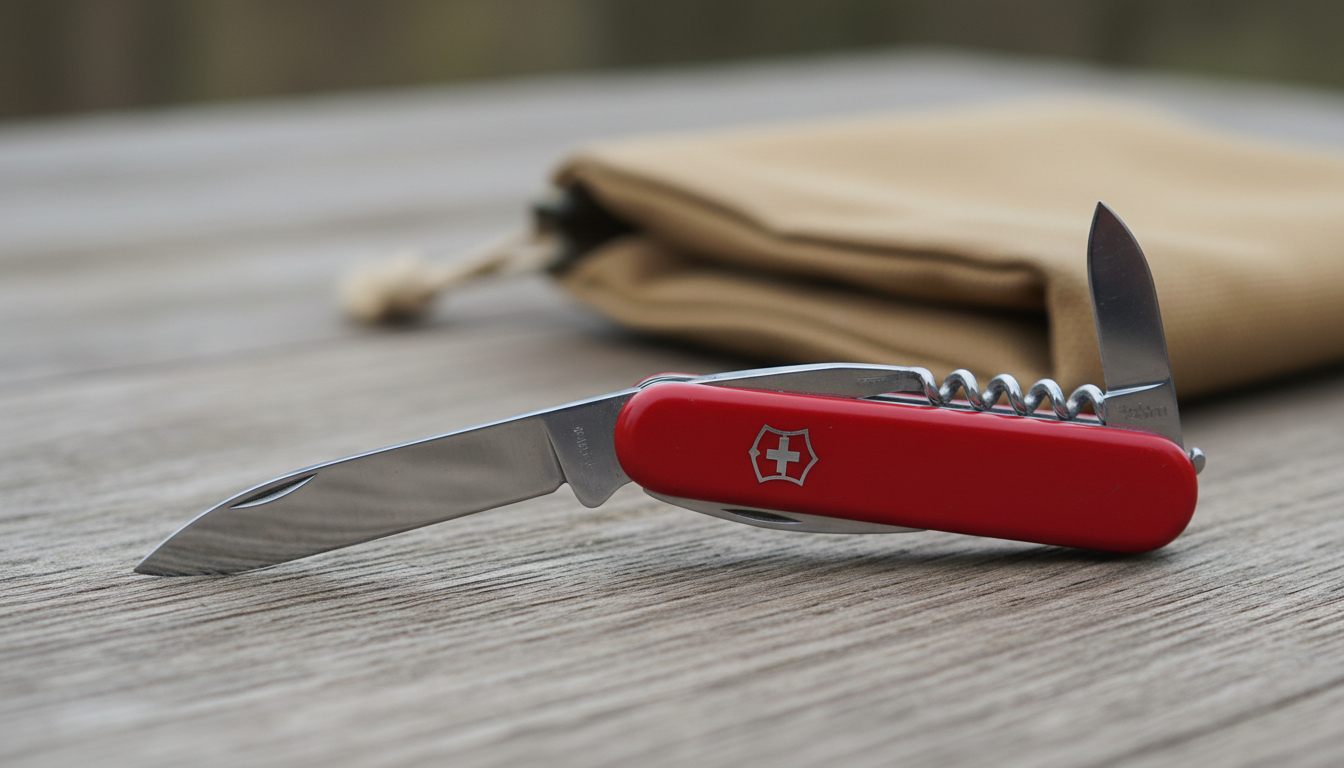 Victorinox Spartan rød schweizerkniv med stor klinge og proptrækker