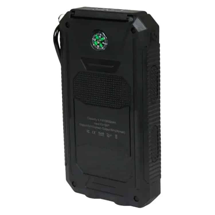 Noname Outdoor powerbank 10.000 mAh med solcelle