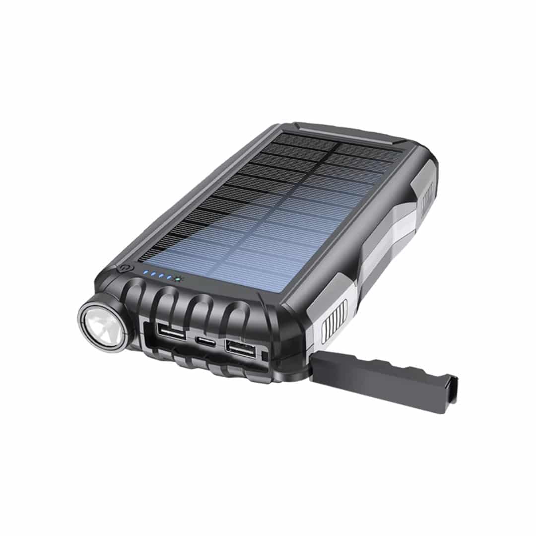 Powerbank 20.000 mAh med solceller