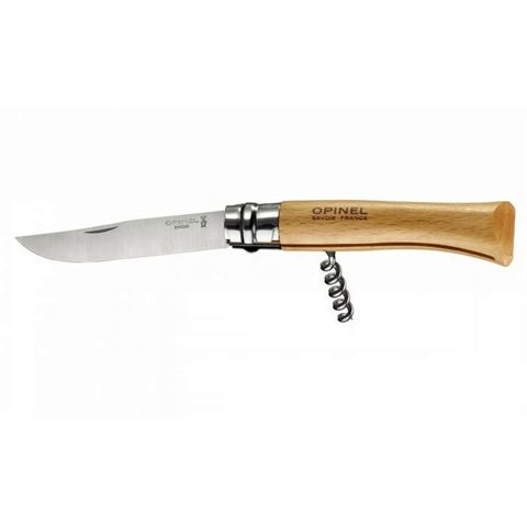 Opinel N°10 med proptrækker