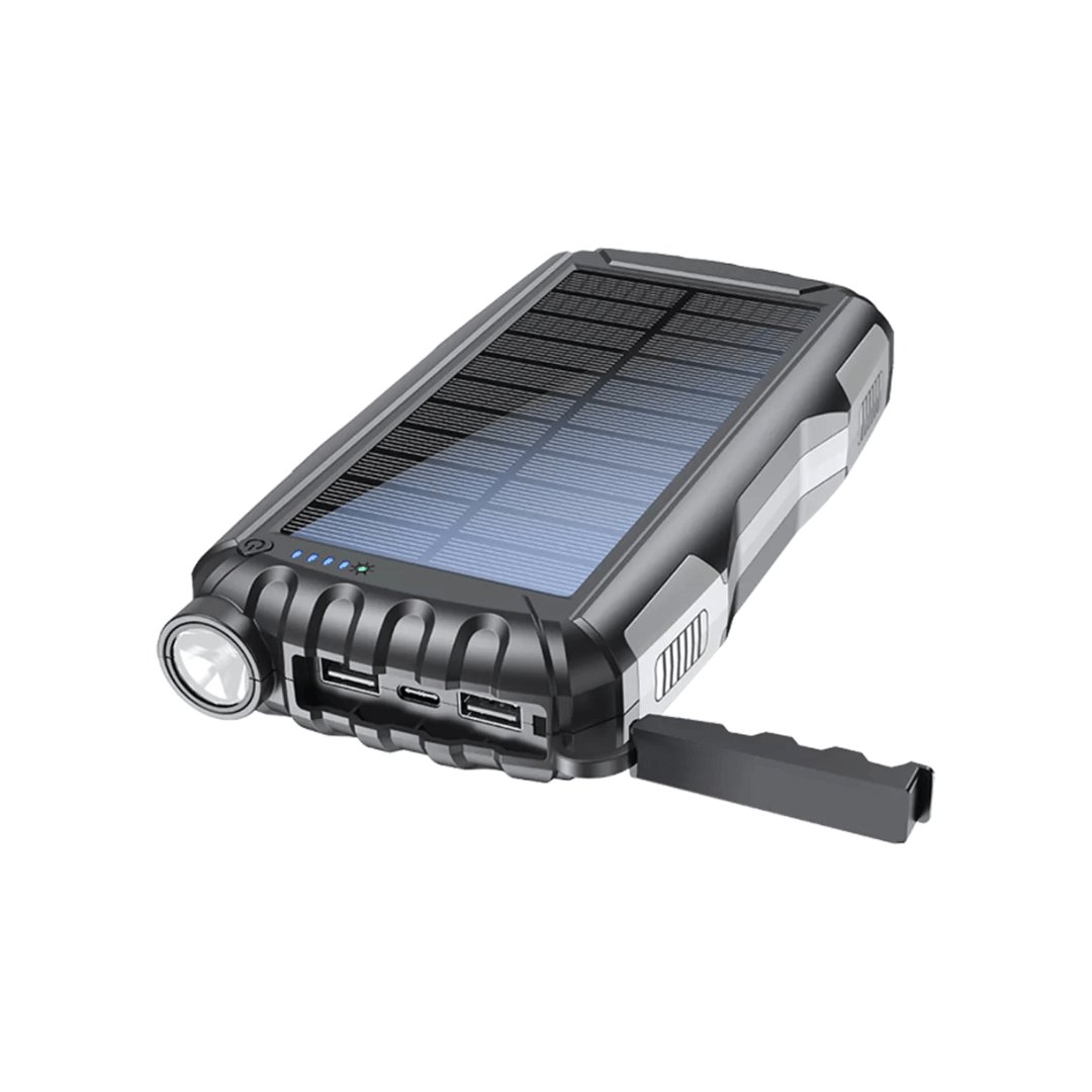 Denver Solcelle Powerbank 20.000 m. lygte solcelle powerbank
