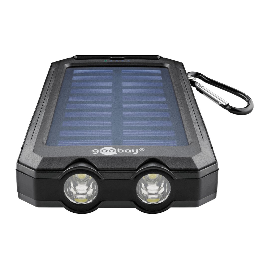 Goobay Outdoor Powerbank 8.000 m. kompas solcelle powerbank